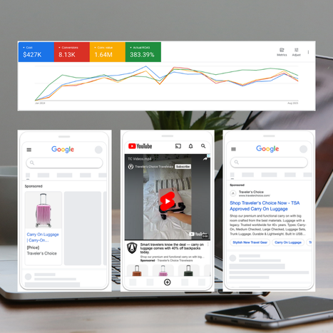 Paid media dashboard and Google Ads examples
